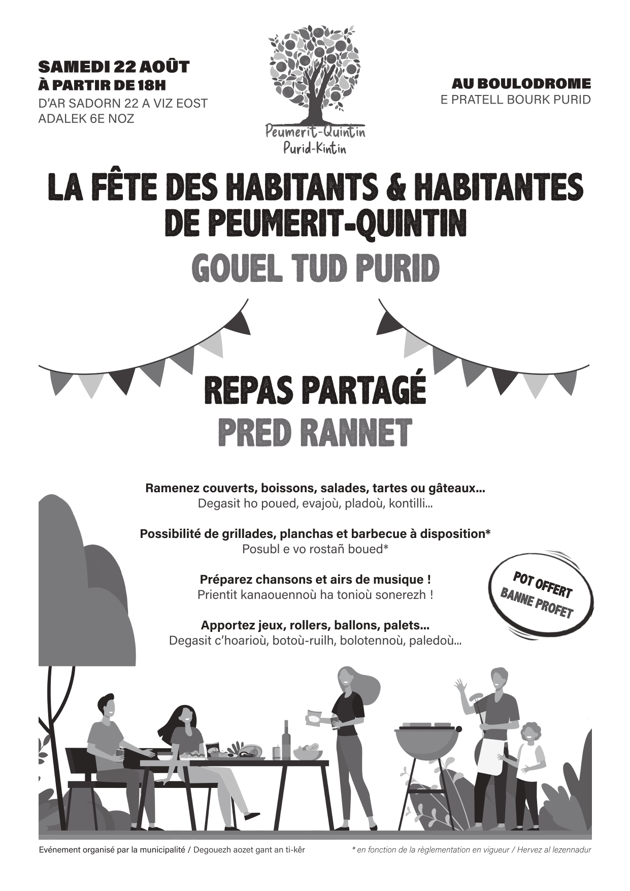 La fête des habitants & habitantes de Peumerit-Quintin